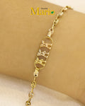 Pulsera Bebé - Tejido Gucci