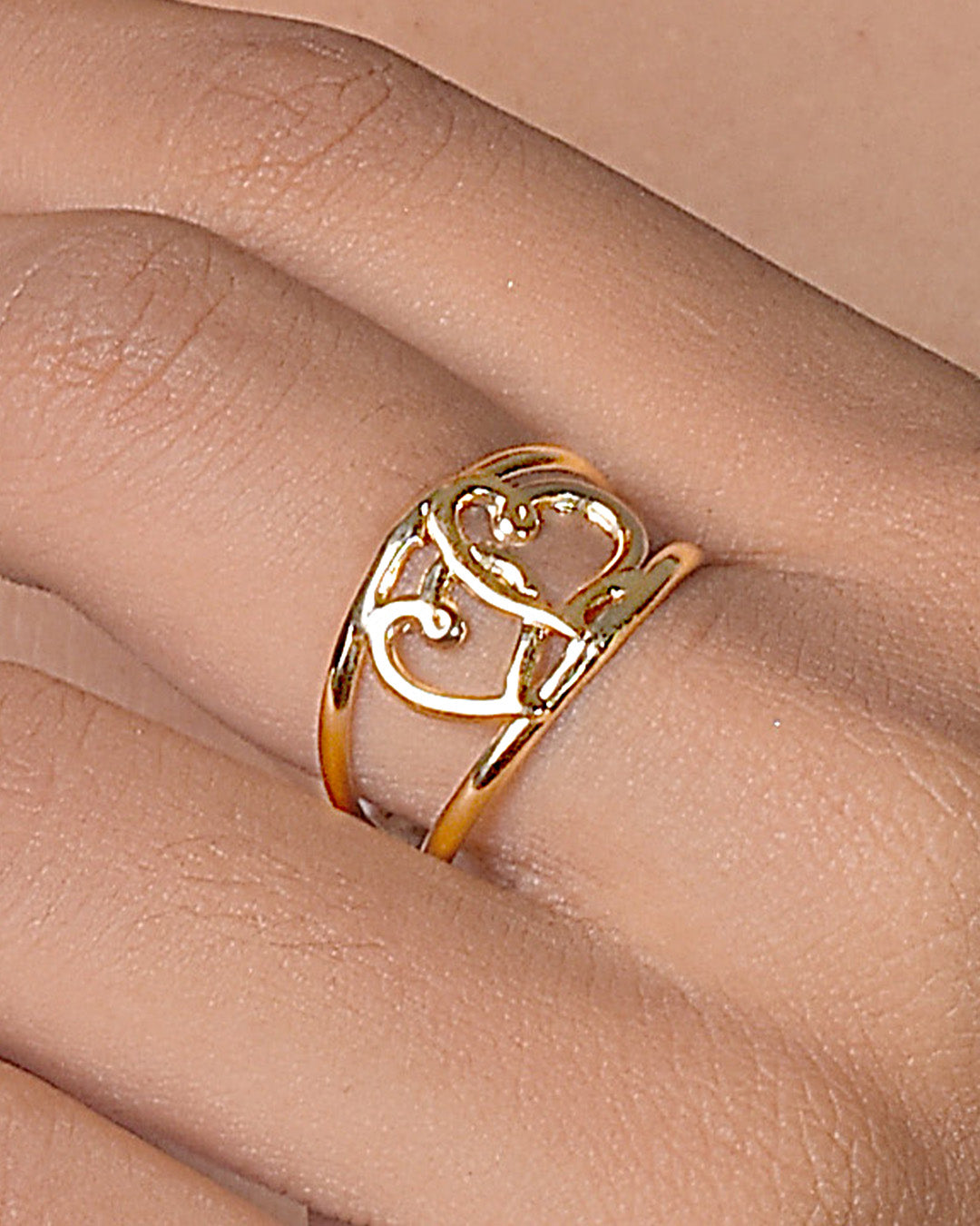 Anillo Doble Corazón
