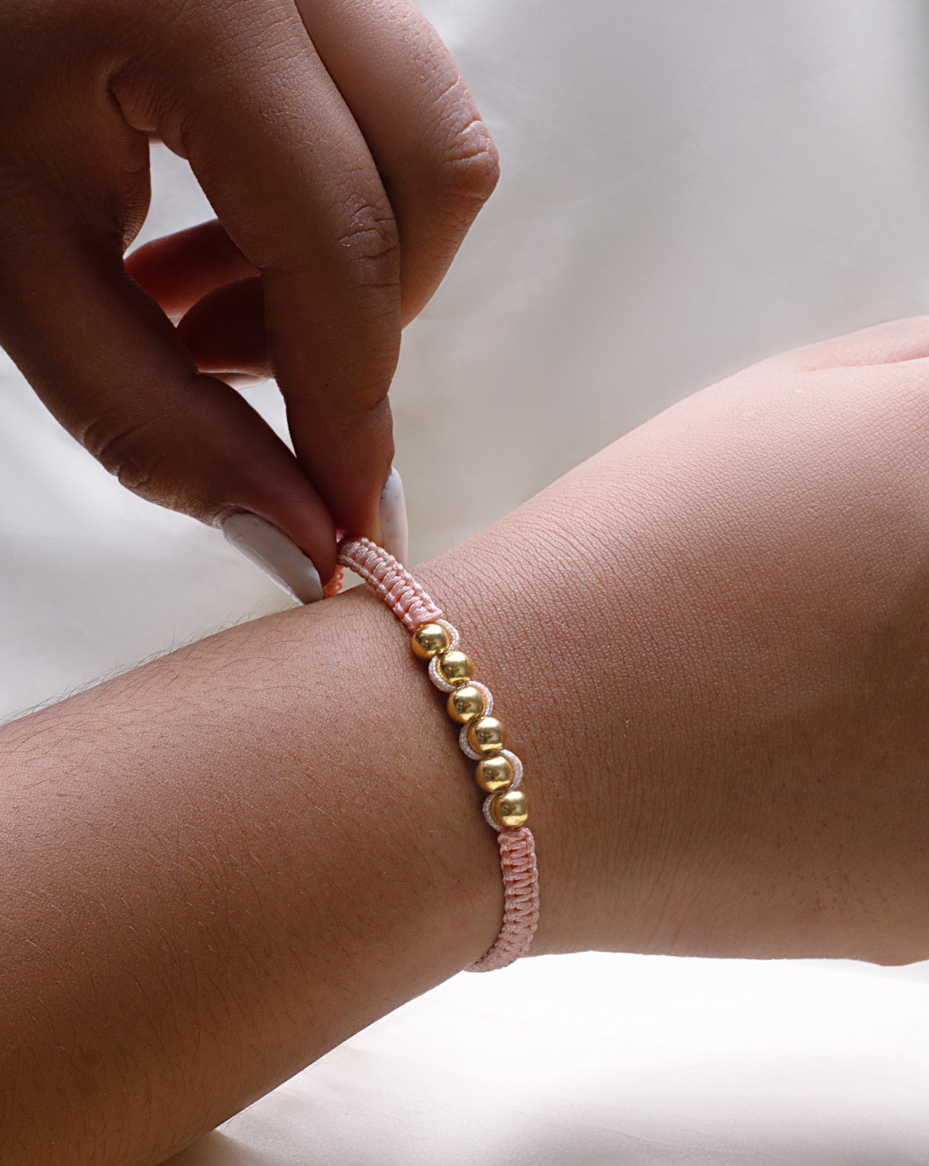 Manilla tejida - Balines Lisos